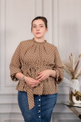 Camille Print Blouse
