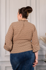 Camille Print Blouse