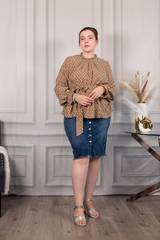 Camille Print Blouse