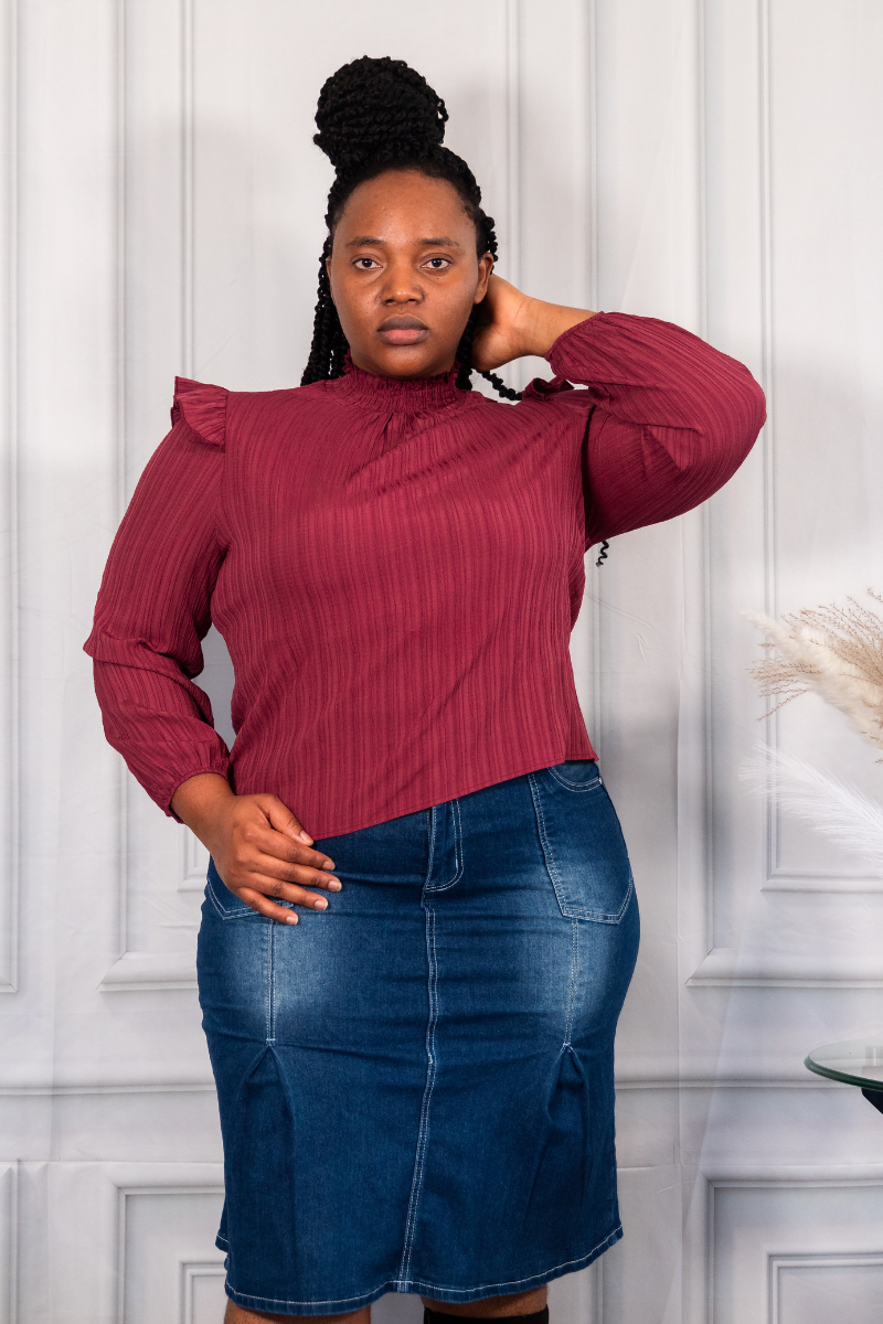 Sophia Ruffle Blouse