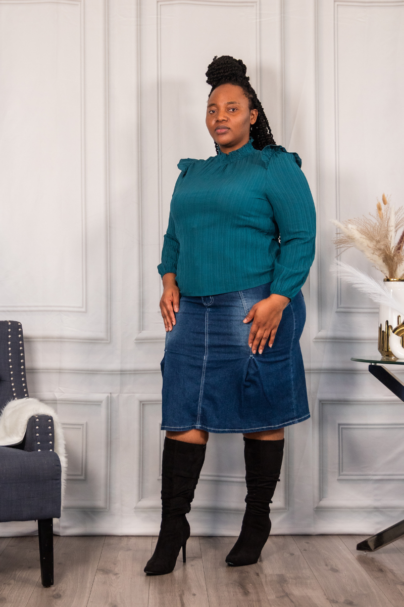 Sophia Ruffle Blouse