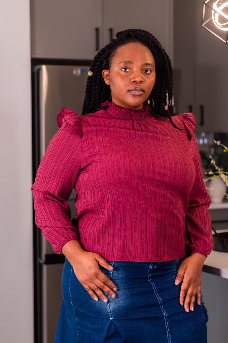 Sophia Ruffle Blouse