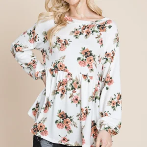 Floral Babydoll Tunic