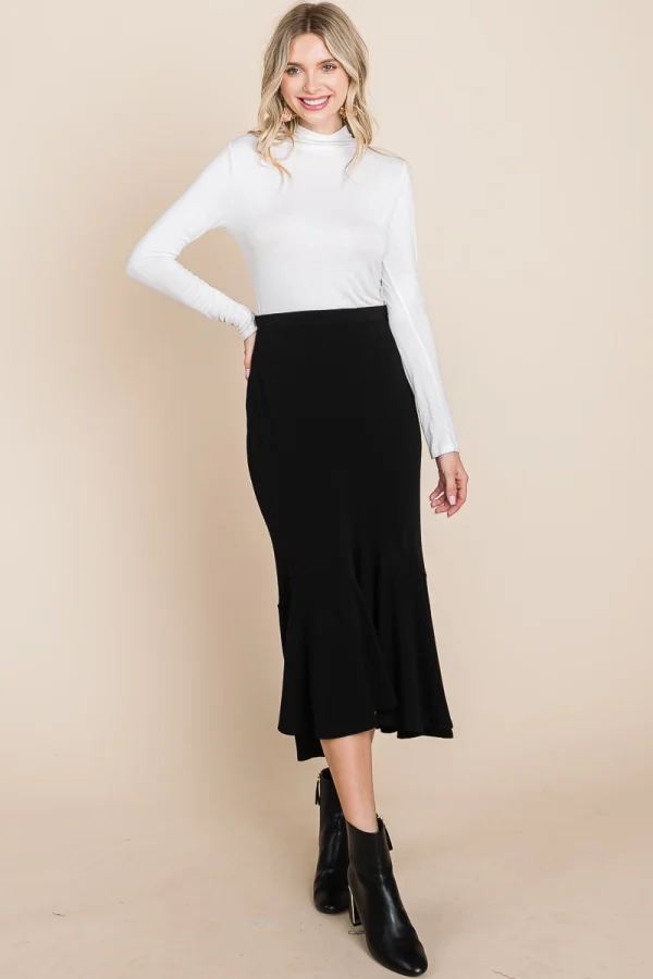 French Terry Flare Skirt
